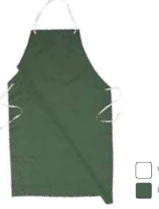 Apron PVC H/D Green 110 X 70cm 600g