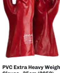 Glove PVC M/W 8 40cm 8400